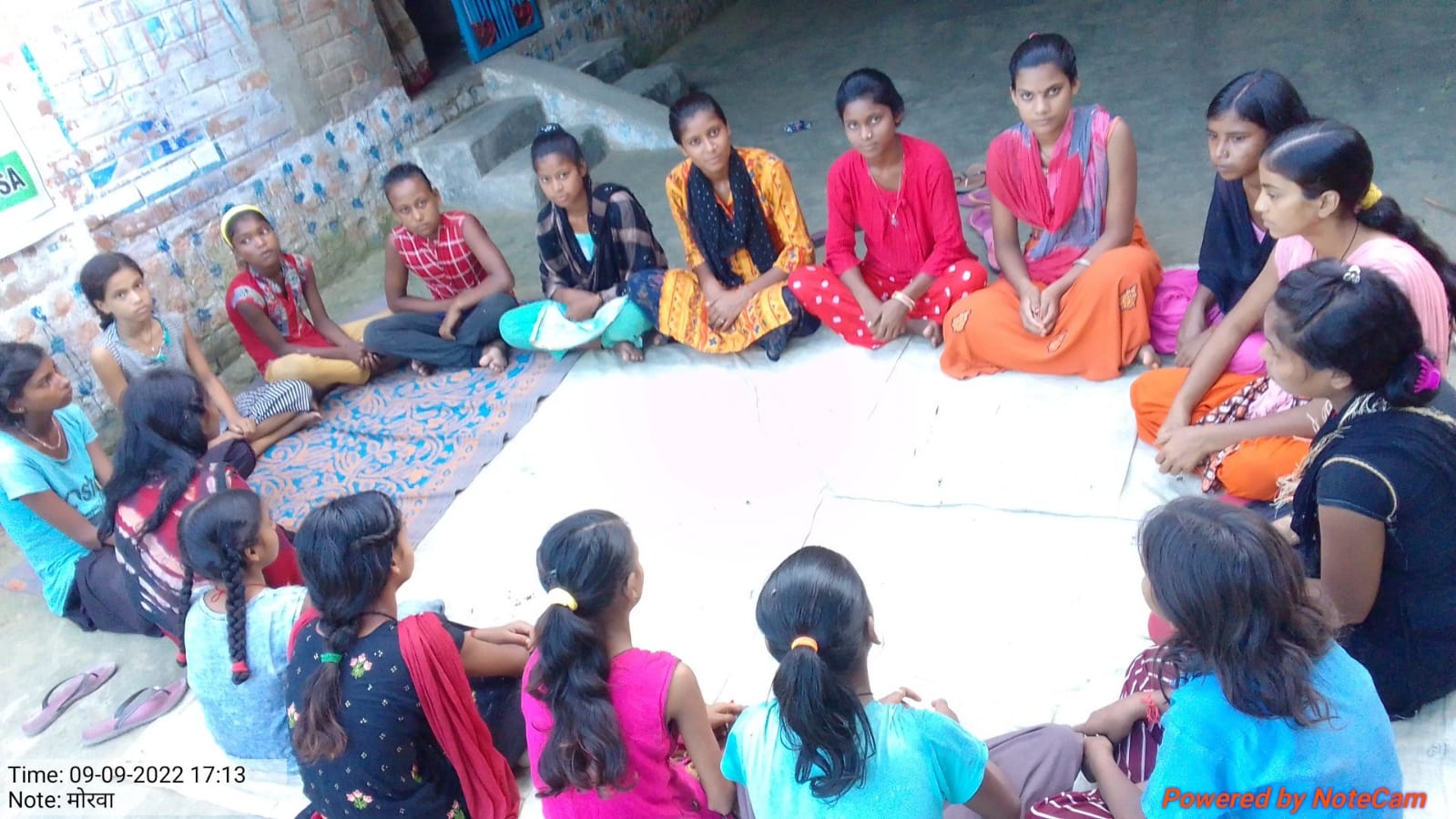 Adolescent Girls Youth Collective Meeting